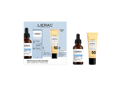 Lierac Set Protocoles Siero Anti Macchie e Fluido solare SPF50+